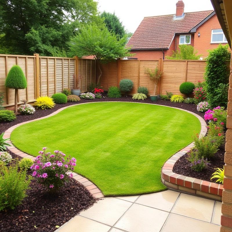 Landscaped garden